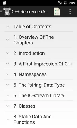C++ Language Reference screenshot 4
