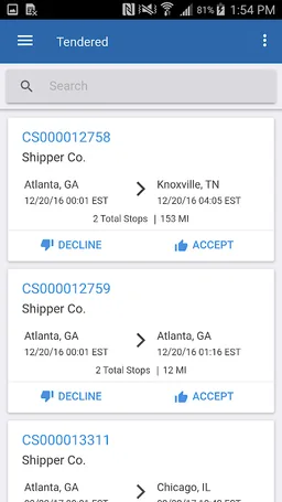 Manhattan TMS Mobile screenshot 5