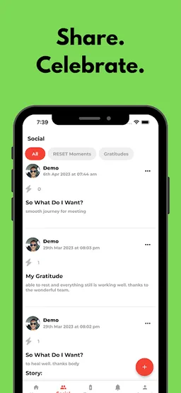 RESET App screenshot 2