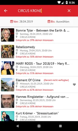 in münchen Eventguide screenshot 3