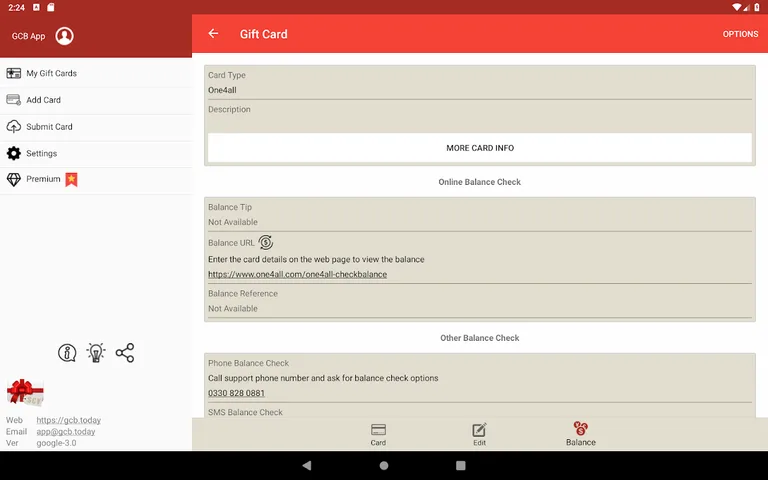 Gift Card Balance screenshot 2