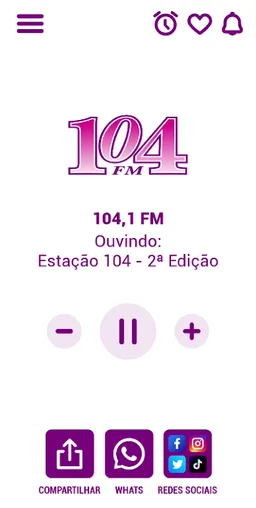 Rádio 104 FM - 104,1 FM screenshot 5