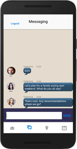 FamApp screenshot 1