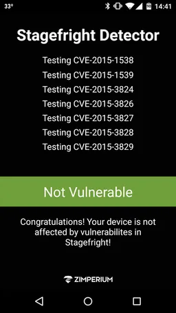 Stagefright Detector screenshot 3