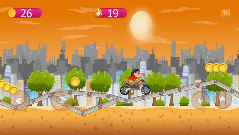 Shin Chan Bike Race screenshot 3