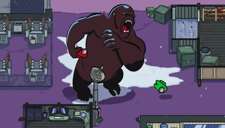 Godzilla Vs Kong But Imposter Among At Us screenshot 2