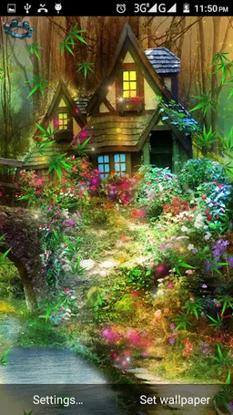 Green Weed HD Live Wallpaper screenshot 7