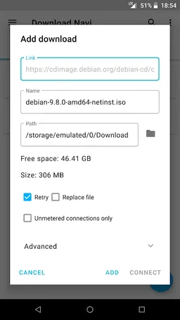 Download Navi - Download Manager screenshot 4