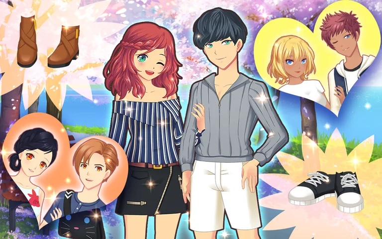 Anime Couples Dress Up Game screenshot 8