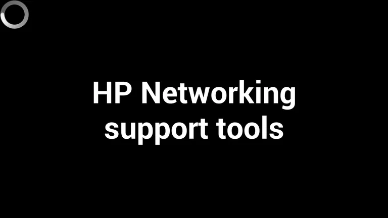 HP Networking screenshot 1
