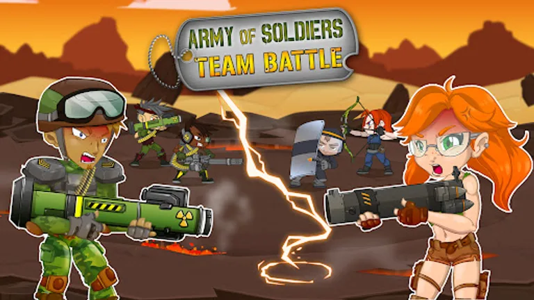 Army of soldiers : Team Battle screenshot 1