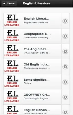 English Literature screenshot 1