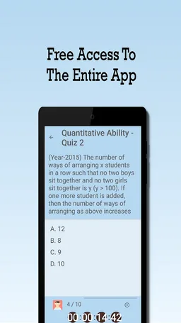 CAT Exam Preparation screenshot 3