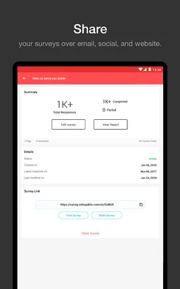 Zoho Survey screenshot 12