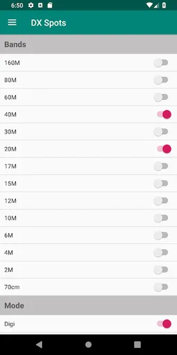 DX Spots screenshot 1