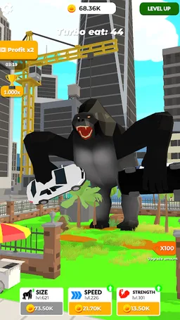 Idle Gorilla: Evolution Empire screenshot 4