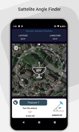 Satellite Finder : Dish Angle Finder screenshot 3