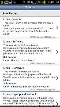 LinuxQuestions.org screenshot 2