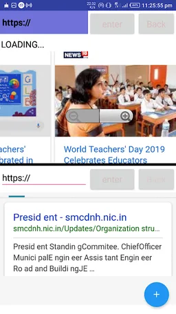 Double Browser- 2 in 1 multi window browser app. screenshot 3