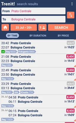 Trenit - find Trains in Italy screenshot 7
