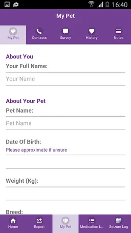 RVC Pet Epilepsy Tracker screenshot 3