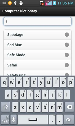 Computer Dictionary screenshot 2