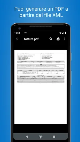 Visualizza fattura elettronica XML e p7m gratis screenshot 3