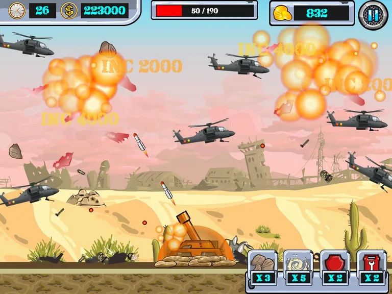 Heli Invasion 2 -- stop helicopter with rocket screenshot 10