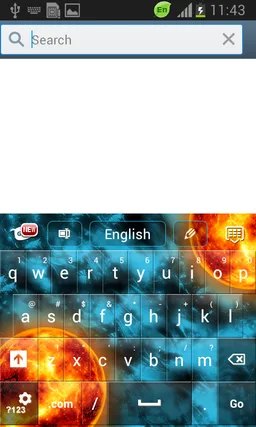 Galaxy Keyboard GO Theme screenshot 2