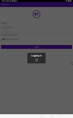 BT One Phone Mobile App screenshot 4