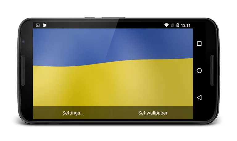 Ukraine Flag Live Wallpaper screenshot 4
