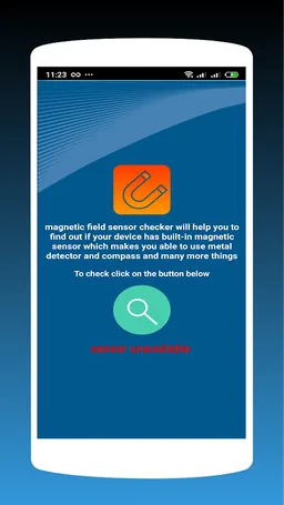 magnetic field sensor checker screenshot 1