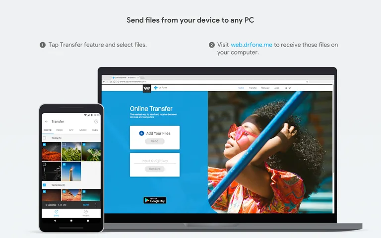 dr.fone - Recovery & Transfer wirelessly & Backup screenshot 3