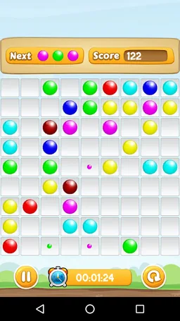 Color balls Lines - Free games screenshot 3
