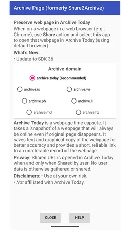 Archive Page screenshot 5