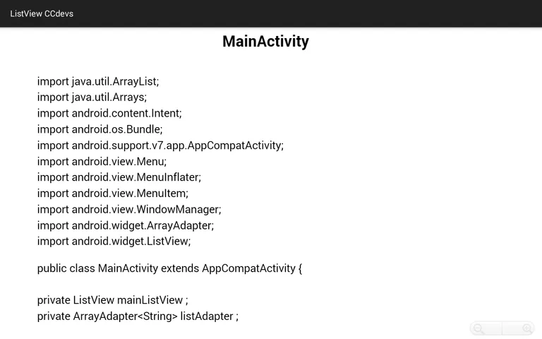 ListView CCdevs screenshot 11