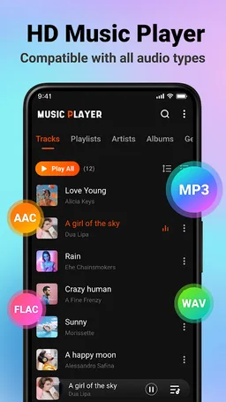 Music Player & HD Video Player screenshot 1