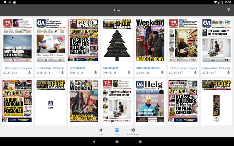 Örnsköldsviks Allehanda e-tidn screenshot 7