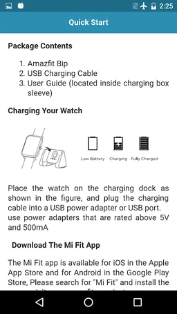 User guide for Bip Smart Watch screenshot 3