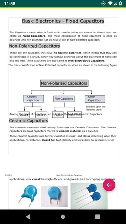 Electronics Tutorial Offline screenshot 3