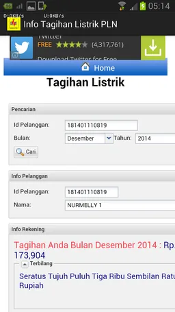 Info Tagihan Listrik PLN screenshot 4