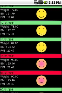 My BMI screenshot 4