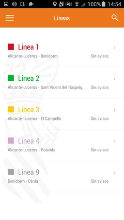 TRAM d’Alacant screenshot 2