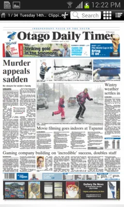 Otago Daily Times screenshot 3