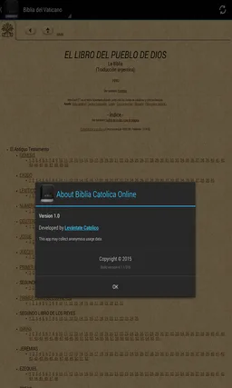 Biblia Catolica Online screenshot 4