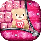 Pink Glitter Keyboard Themes icon