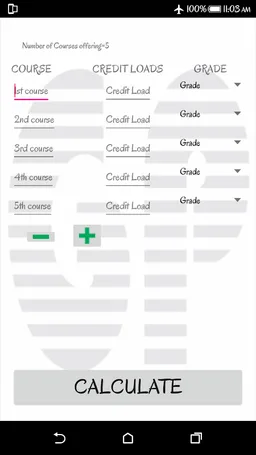 Universal G.P Calculator screenshot 5