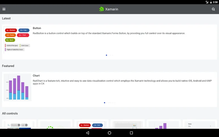 Telerik UI for Xamarin Samples screenshot 17