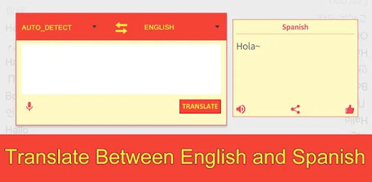 English Spanish Translate Free cover image