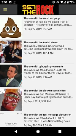 95.7 THE ROCK screenshot 2